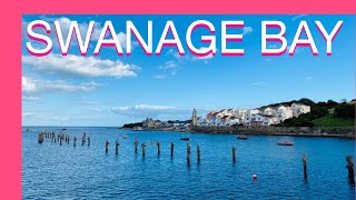 SUMMER  SHORT VISIT TO SWANAGE BAY AND PIER  JALANJALAN [upl. by Fabiolas]