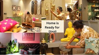 घर को कर लिया तैयार दिवाली के लिए My Diwali Ready Home StepbyStep Decor amp Preparation for Diwali [upl. by Markowitz]