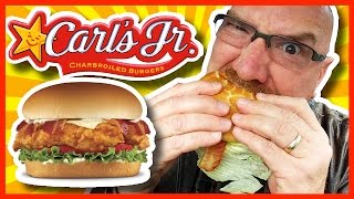 Carls Jr Bacon Swiss Crispy Chicken Fillet Sandwich Review [upl. by Timmy]