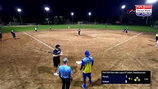 Pharoahs vs Flashback  652024  Park District of Forest Park Mens Major League 16quot Softball [upl. by Dolf]