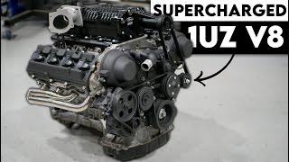 Building A GLORIOUS Supercharged 1UZ V8 For Drift Truck V2 [upl. by Hollander955]