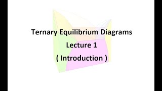 lecture 1 ternary diagram Dr baha [upl. by Aubine]