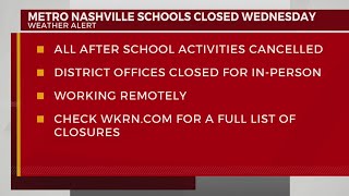 School closings as of 11 am Jan 15 2024 [upl. by Meng]