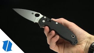 Spyderco Manix 2 Folding Knife Overview [upl. by Pesvoh]