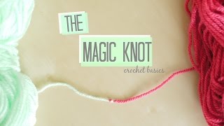 CROCHET BASICS The Magic knot  Bella Coco [upl. by Phelgon370]