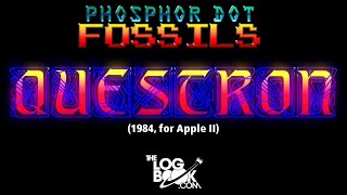 Phosphor Dot Fossils Questron Apple II 1984 [upl. by Ateuqahs199]