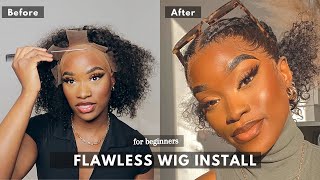 EASY Lace Frontal Wig Install For BEGINNERS  RIRIHAIR [upl. by Arundel]