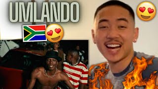 UMLANDO MUSIC VIDEO 🇿🇦😍 9umba TOSS amp Mdoovar REACTION South African Amapiano Music 🇿🇦 [upl. by Elvia]