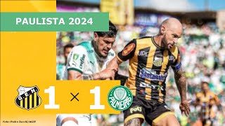 NOVORIZONTINO 1 X 1 PALMEIRAS  CAMPEONATO PAULISTA 2024 VEJA OS GOLS [upl. by Auqinehs]