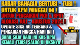 KABAR BAIK BERTUBITUBI  BARU SAJA BLT CAIR DI KKS  UPDATE SIKS NG amp PENCAIRAN PKH amp BPNT TERBARU [upl. by Saffian474]