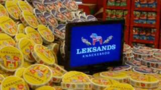 Leksands Knäckebröd exponering på City Gross i Falun [upl. by Anej]