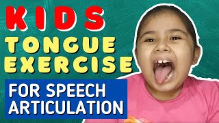 Kids Tongue Exercises For Speech Articulation  Small Talk Episode 3 [upl. by Arlene]