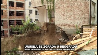 Beograd Urušila se zgrada na Vračaru [upl. by Eitirahc]