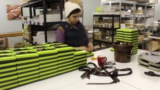 Time lapse Packing Chocolate Boxes  davenportschocolatescouk [upl. by Arnon]