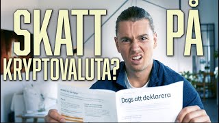 Hur fungerar SKATT på KRYPTOVALUTA Stegförsteg hur deklarerar dina kryptoinvesteringar [upl. by Ymeon]