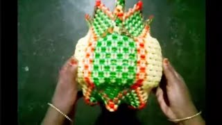 How To Make Pooja Basket In Tamil For Beginners pooja basket making tutorial in Tamil [upl. by Arie]