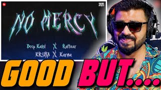 No Mercy Reaction  Deep Kalsi X Raftaar X KRNA X Karma  TUNNEL VISION ALBUM  AFAIK [upl. by Ashman]