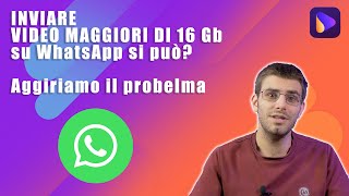 Inviare video WhatsApp più grandi di 16 Mb  Comprimere i video [upl. by Anyahs989]