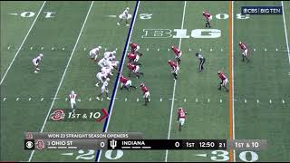 Ohio State stretch zone block failure [upl. by Aivekal]