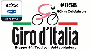 Lets Play PCM 15 058 Giro dItalia 14 ◄ Treviso  Valdobbiadene ► [upl. by Anpas]