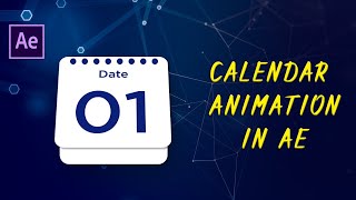 How to Create Calendar Animation In After Effect  Flip Animation  NEW [upl. by Kaya]