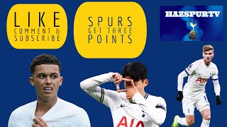 Spurs scrape past Palace Match Reaction with Haz COYS THFC [upl. by Lyckman743]