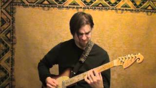 Blues Guitar Solo with a Cole Clark Culprit [upl. by Nosidda60]