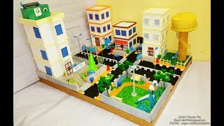 HOW TO MAKE MODEL OF CITY [upl. by Enylhsa]