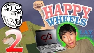 Happy Wheels Ep2  Se me acaba la batería de la laptop [upl. by Nrubliw675]