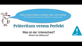 Learn German TEIL 4 Präteritum versus Perfekt [upl. by Baun]