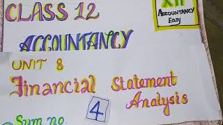 Class 12 Tamilnadu State Board Accountancy Chapter 8 sum no 4 [upl. by Moazami]