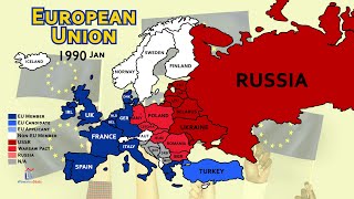 The Expansion of the European Union 19522022 [upl. by Hctub]