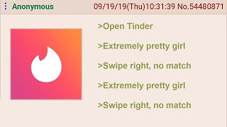 Anon uses tinder  4chan Greentext Stories [upl. by Aicatan672]