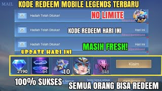 UPDATE HARI INI KODE REDEEM ML TERBARU KODE REDEEM MOBILE LEGEND CODE REDEEM ML HARI INI MLBB NEW [upl. by Vesta]