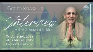 Interview with HG Srutakirti Prabhu ACBSP [upl. by Nehepts]