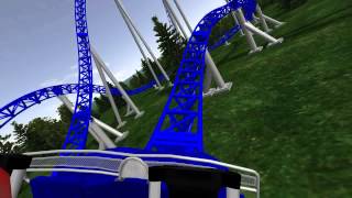 Vidéo embarquée dAlpina Blitz  Mega Coaster de Nigloland [upl. by Ahsaek]