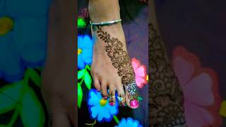 Pair mehndi design Simple pair mehndi design Pav ka mehndi design Stylish mehndi design shorts [upl. by Ymmor53]