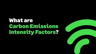 Introduction to Carbon Emissions Intensity Factors – Carbon Accounting with Sage Earth [upl. by Halac]