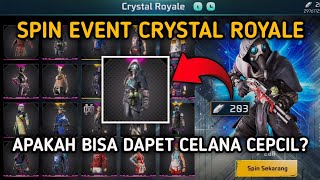 TRIK HOKI SPIN CRYSTAL ROYALE APAKAH BAKAL DAPET BUNDLE CEPCIL  FREE FIRE INDONESIA [upl. by Afas]