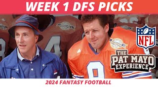 2024 NFL Week 1 DraftKings Picks Lineups Strategy Ownership  Week 1 Underdog Pick’em [upl. by Ky]