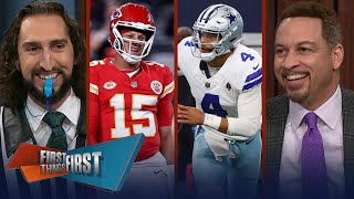 Chiefs beat Jets Sauce Gardner speaks on penalty amp Cowboys roll Patriots  NFL  FIRST THINGS FIRST [upl. by Sacks]