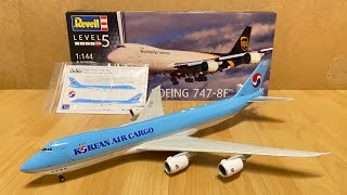 Assembly  Revell 1144 scale Boeing 7478F Korean Air Cargo  Zocker J [upl. by Akisej]