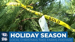 How a local Christmas tree farm is gearing up for the holiday season [upl. by Stokes165]