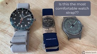 The most comfortable watch strap Review of The Hook Strap  by Nick Mankey Designs [upl. by Bannon797]