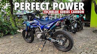 TERNYATA GANTENG JUGA YA YAMAHA WR 155 GANTI KNLPOT PERFECT POWER TECHBLUE SERIES CARBON [upl. by Timoteo]