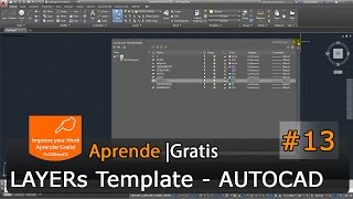 AutoCAD 2015 Tutorial Basico Starter 13  Guardar layers como template en HD [upl. by Valaria104]