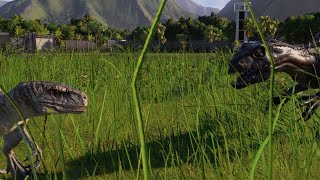 Indoraptor Vs OP Atrociraptor [upl. by Akinat]