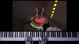 Portal 2  Machiavellian Bach Piano Cover  SHEET MUSIC [upl. by Eninej]