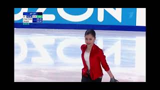 Adelia Petrosyan Russian Figure Skating Championship 2024 Short Program [upl. by Pastelki]