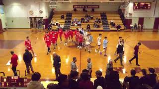 Xavier High School vs Monsignor McClancy Mens Varsity Basketball [upl. by Eyak855]